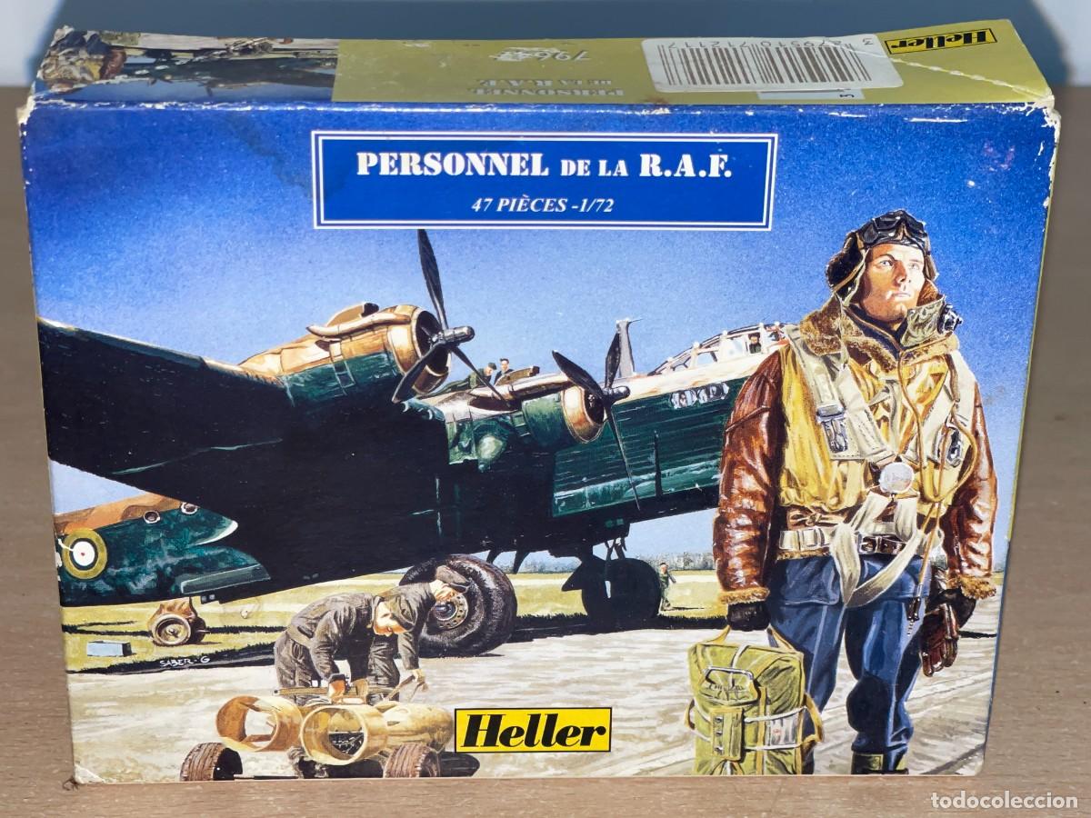 Juguetes Antiguos: Heller WWII Personal de la RAF Ref. 79647 caja soldados 1/72 Personnel de la R.A.F. mec&aacute;nicos 2&ordf;GM