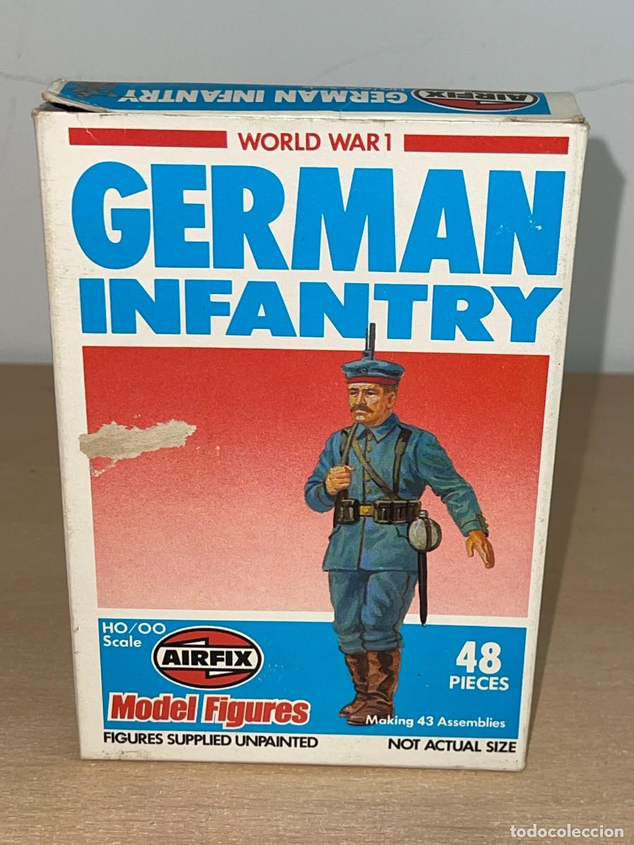 Juguetes Antiguos: Airfix World War I German Infantry Ref. 01726-8 caja soldados escala H0 / 00 Infanter&iacute;a Alemana 2&ordf;GM