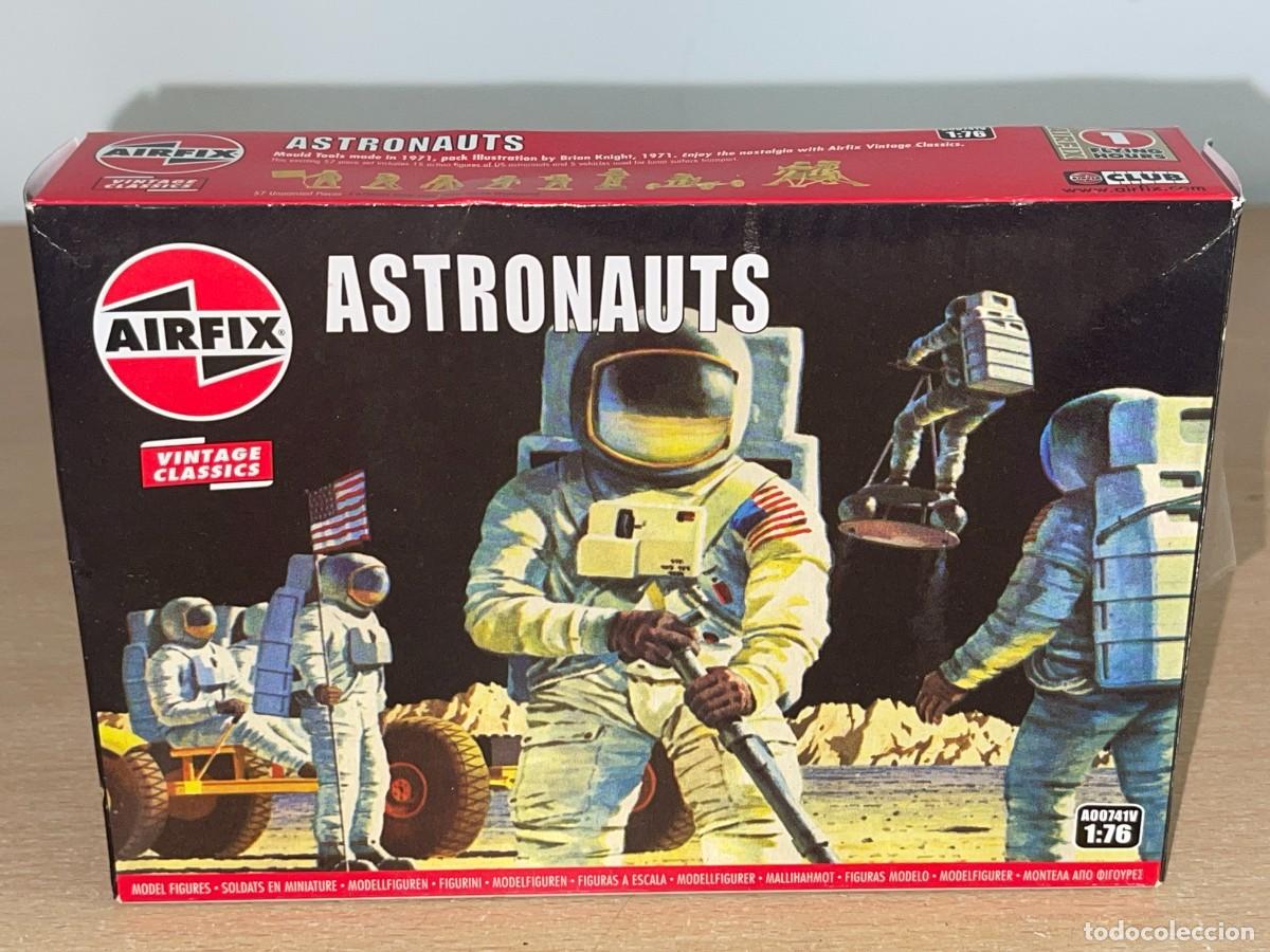 Juguetes Antiguos: Airfix Vintage Classics Astronauts Ref A00741V Astronautas NASA USA Apolo Gemini Artemis escala 1:76