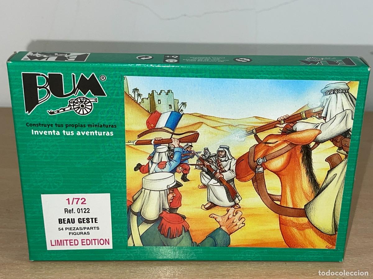 Juguetes Antiguos: BUM Barcelona Caja Beau Geste Batalla Legion Francesa vs Beduinos 1:72 Ref. 0122 1/72 scale figures