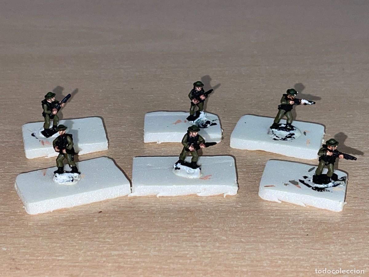 Juguetes Antiguos: Lote 6 Soldados Ingleses de la 2&ordf; Guerra Mundial pintados a mano escala 1:76 WWII