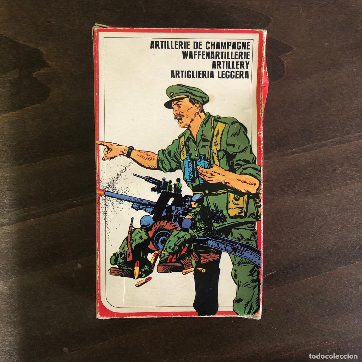 Juguetes Antiguos: ATLANTIC, Artillery 1/72 Casi completo con caja original, a&ntilde;os 70