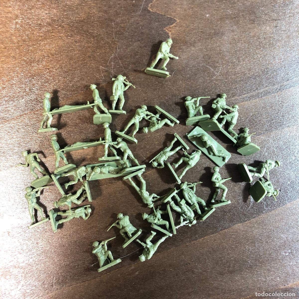 Juguetes Antiguos: AIRFIX Lote soldados British Infantry WWII Escala HO 1/72 Ref. 01703