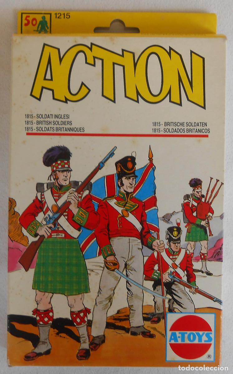 Juguetes Antiguos: Soldaditos miniatura 1/72 soldados brit&aacute;nicos 1815 Esci