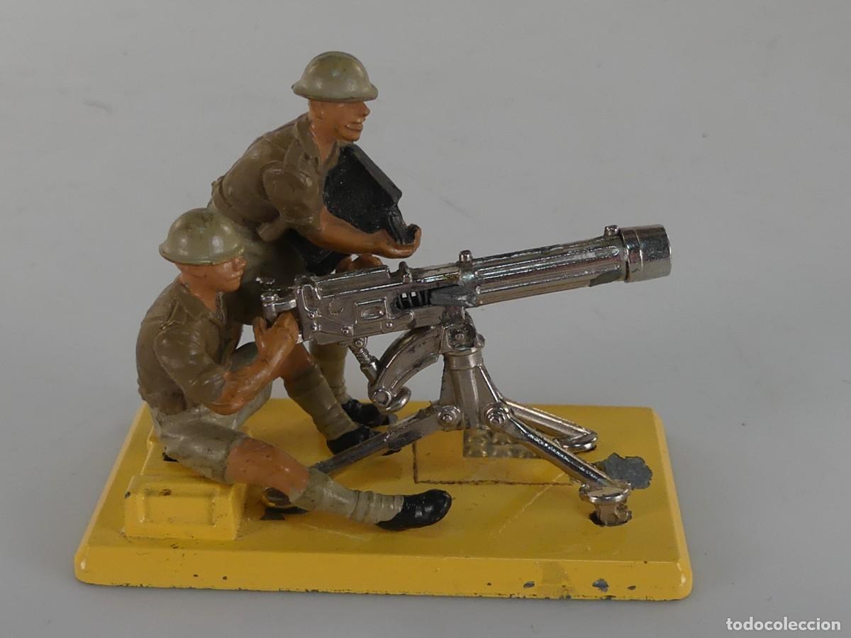 Juguetes Antiguos: VICKERS MACHINE GUN DE BRITAINS LTD- AMETRALLADORA