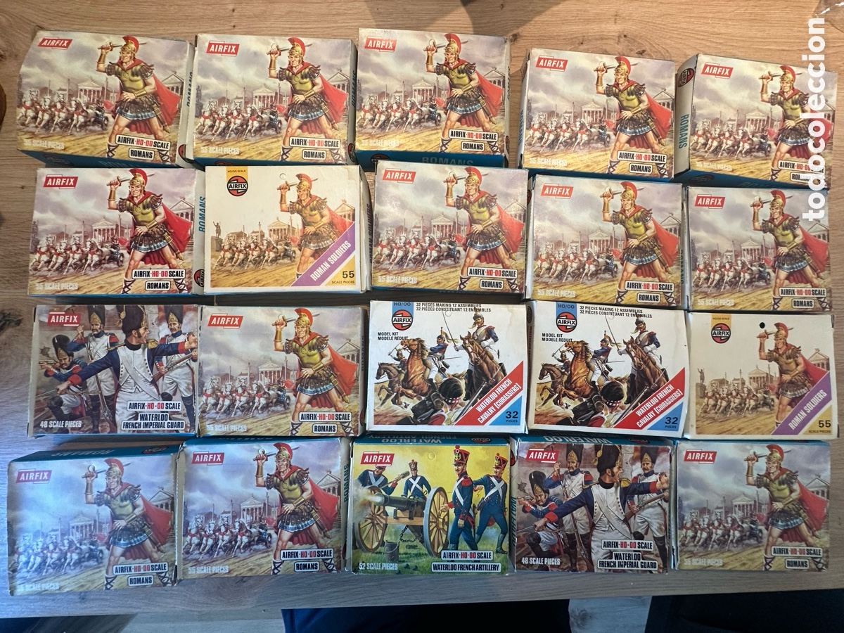 Juguetes Antiguos: Lote de 20 cajas Airfix soldaditos