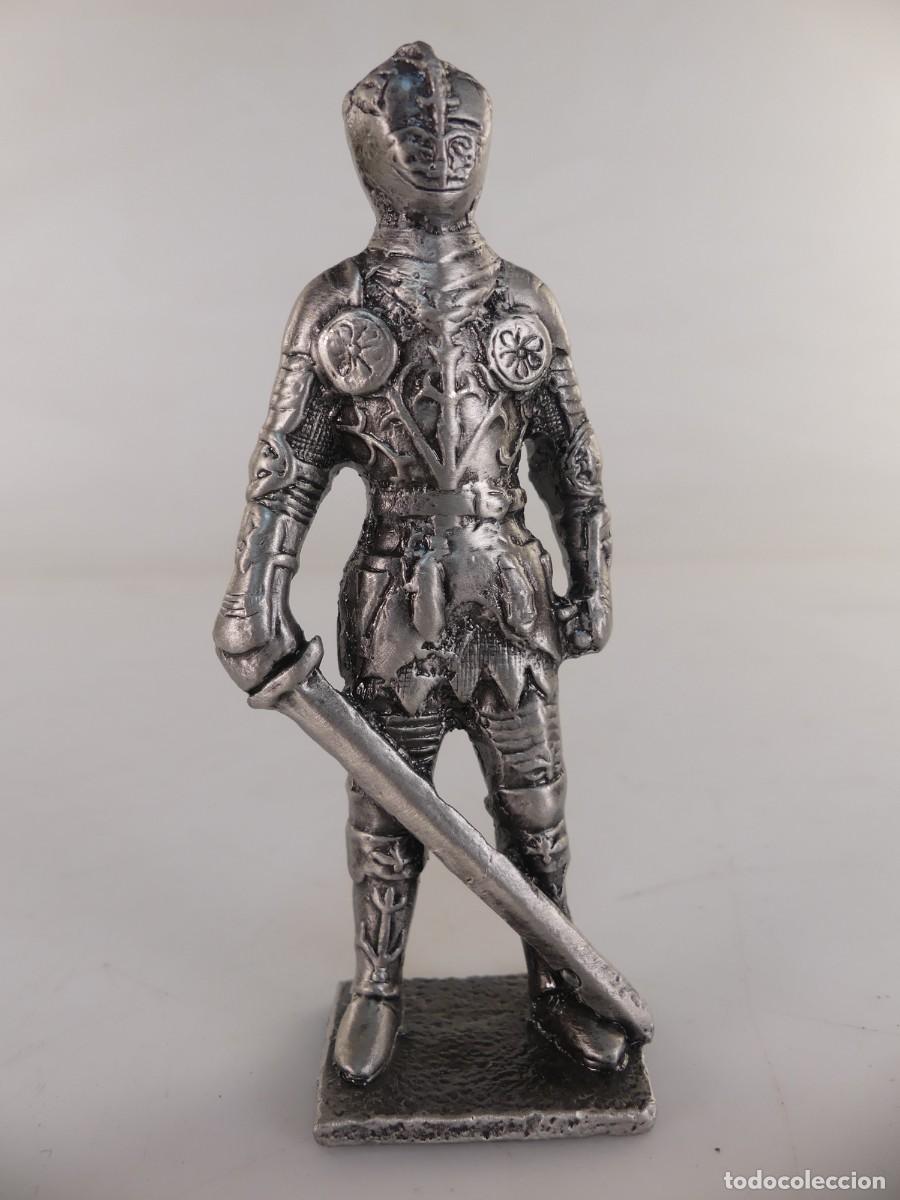 Jeux Anciens: SOLDADITO DE METAL GUERRERO MEDIEVAL