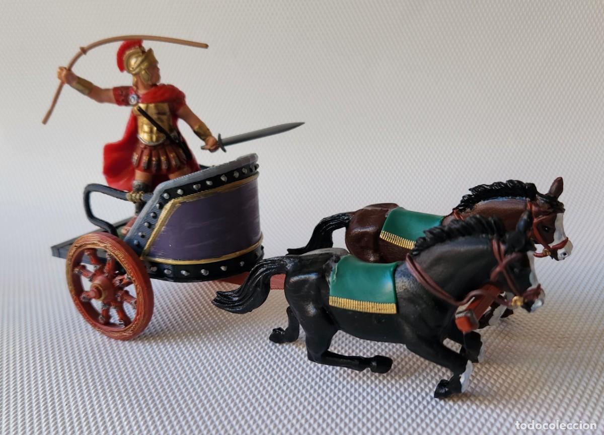 Giochi Antichi: z CARRO ROMANO set de soldaditos pl&aacute;stico DSG VARIANTE Argentina Britains