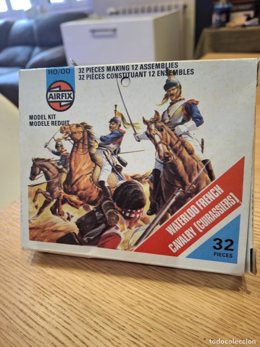 Juguetes Antiguos: Waterloo french cavalry curiassiers airfix