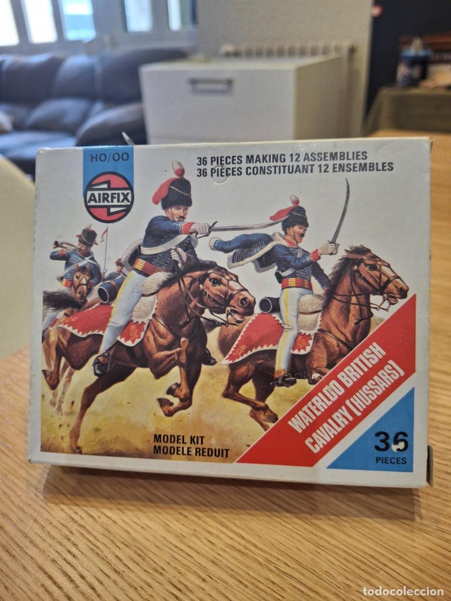 Juguetes Antiguos: Waterloo british cavalry hussars airfix