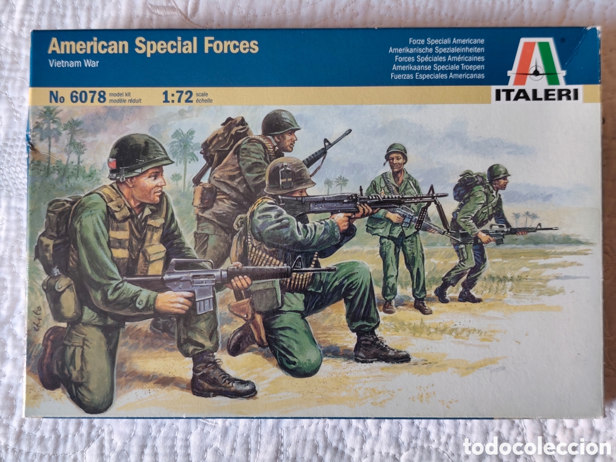 Juguetes Antiguos: American Special Forces Italeri 1/72 Vietnam War