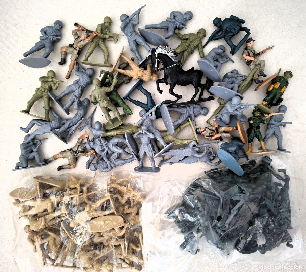 Juguetes Antiguos: LOTE DE 76 FIGURAS DE 1/32 MATCHBOX, AIRFIX, ATLANTIC