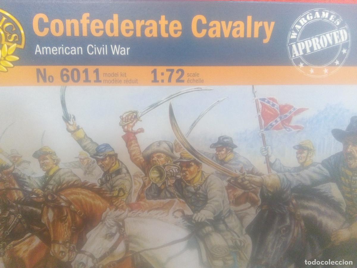 Juguetes Antiguos: SOLDADOS CABALLER&Iacute;A CONFEDERADA ITALERI 1/72