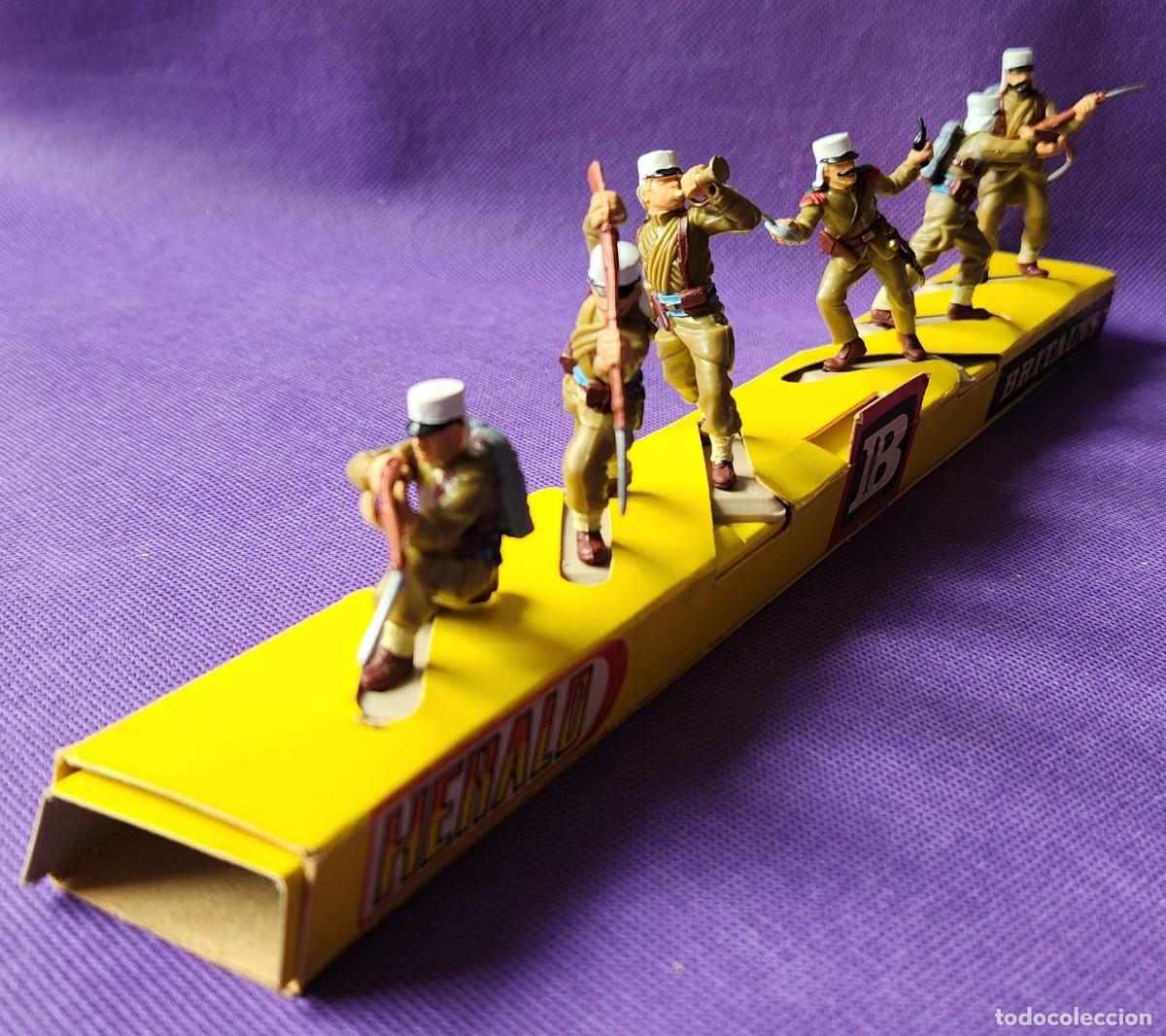 Altes Spielzeug: LEGION EXTRANJERA FRANCESA set en DISPLAY de 6 soldaditos DSG variante Argentina Britains