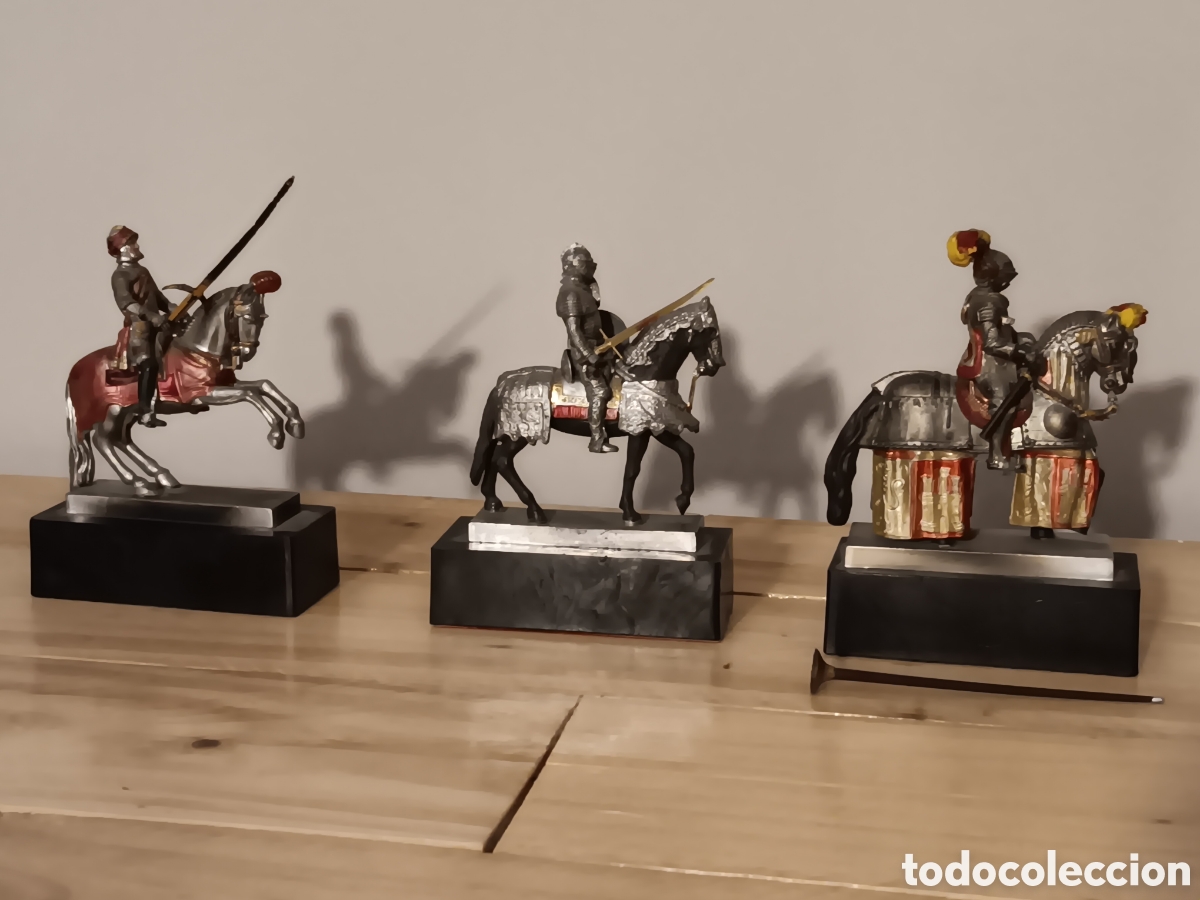 Juguetes antiguos: Lote de 12 Figuras en Miniatura de la Real Armer&iacute;a de Madrid - Patrimonio Nacional - 54mm