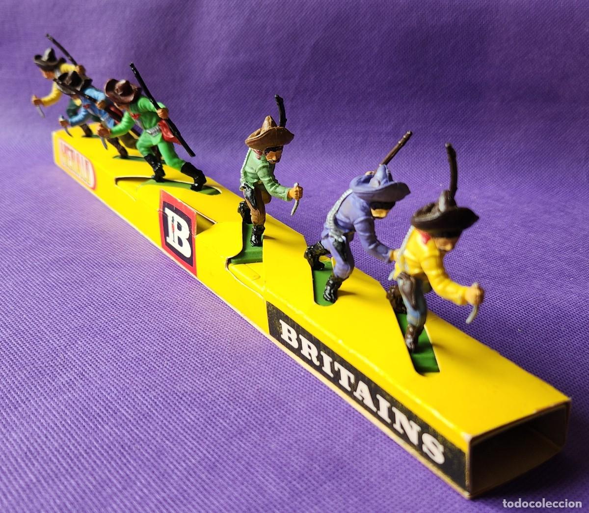 Old Toys: MEXICANOS en DISPLAY set de 6 soldaditos DE PLASTICO variante Argentina Britains