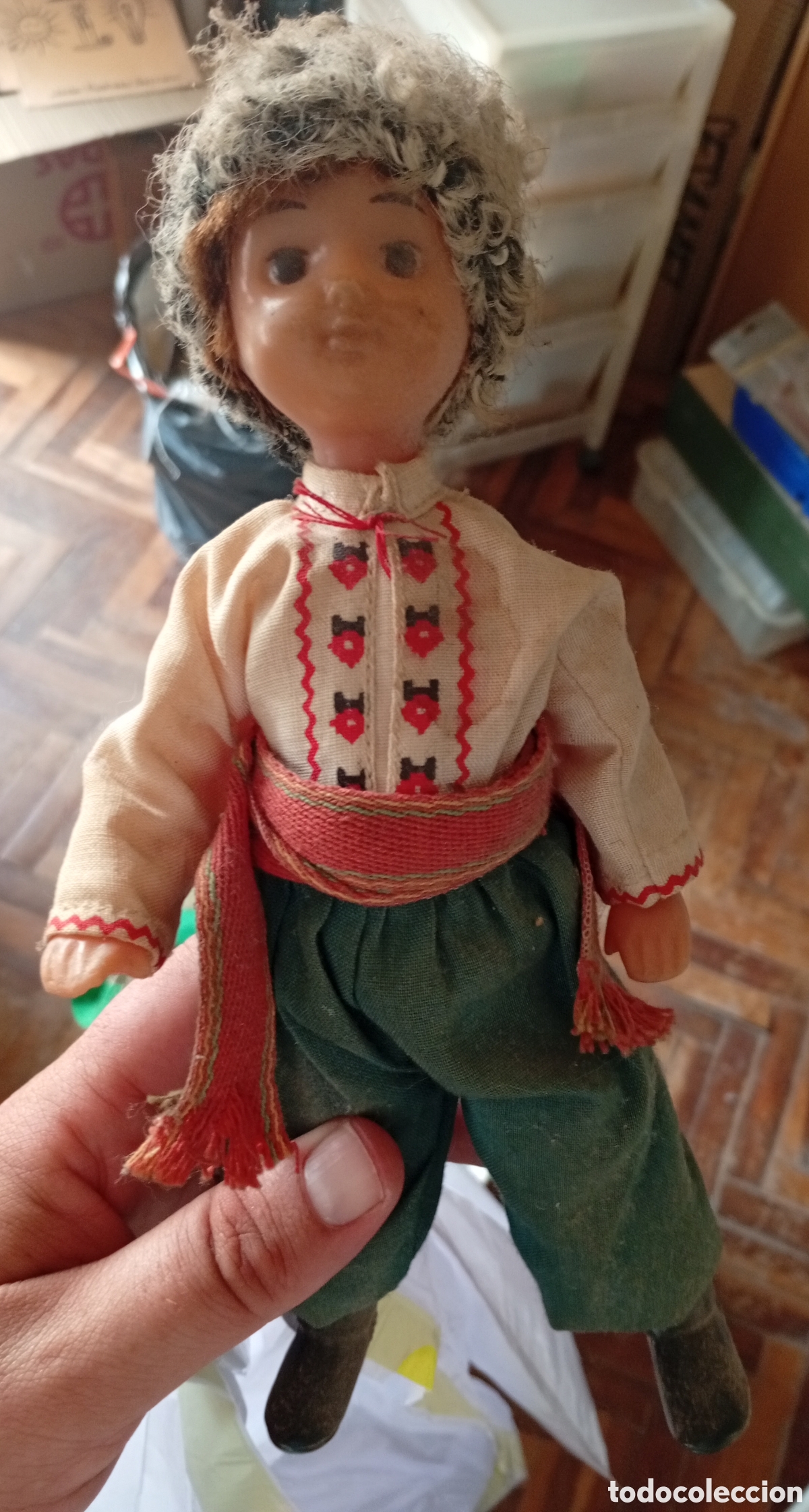 Juguetes antiguos: Mu&ntilde;eco folcl&oacute;rico sovi&eacute;tico original &ndash; Ucrania (Kiev) &ndash; F&aacute;brica de Juguetes &rdquo;Pobeda&rdquo; &ndash; A&ntilde;os 70/80 &ndash;