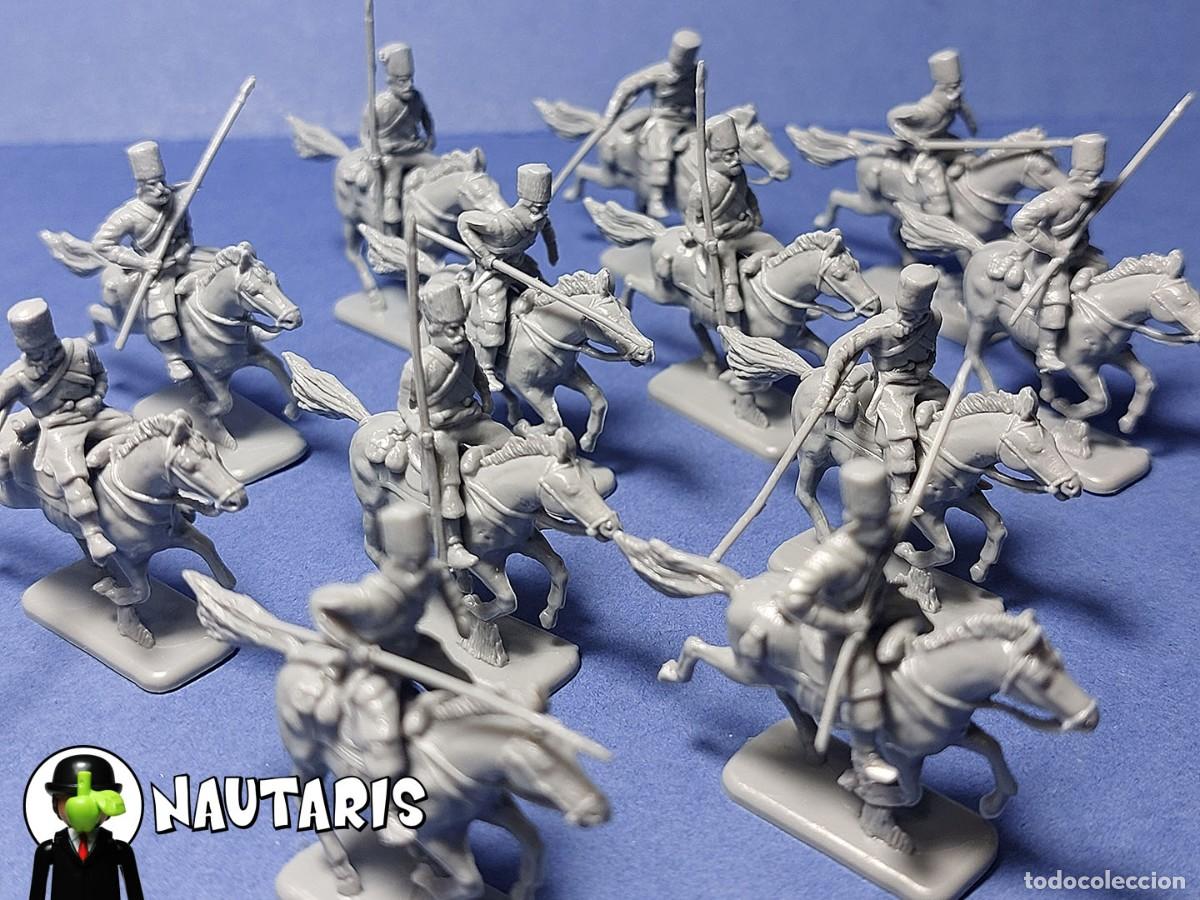 Juguetes antiguos: Cosacos Rusos Napole&oacute;nicos 1:72