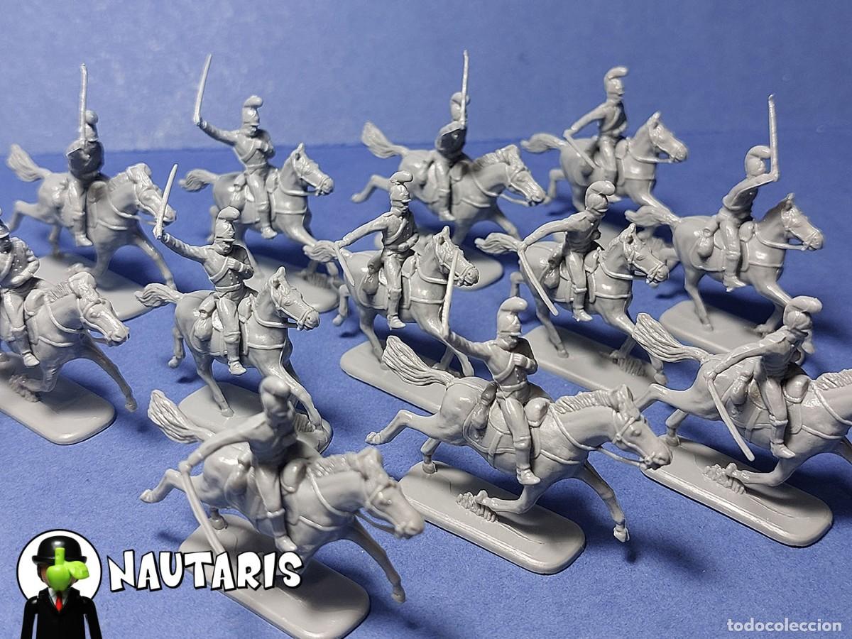 Juguetes antiguos: Dragones Rusos Napole&oacute;nicos 1:72