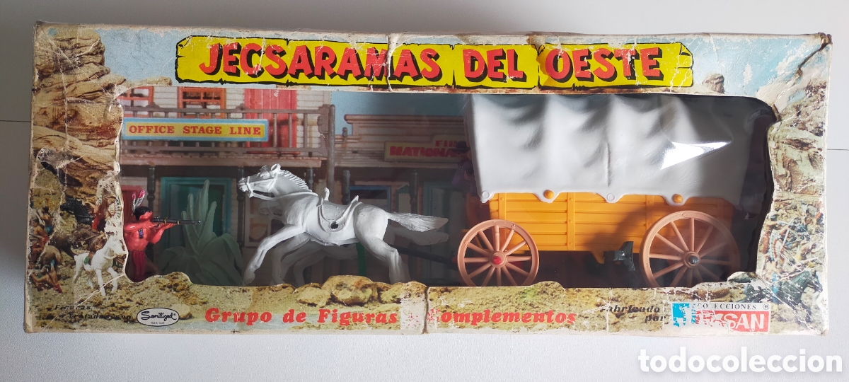 Juguetes antiguos: Carreta Jecsan, Jecsaramas del Oeste