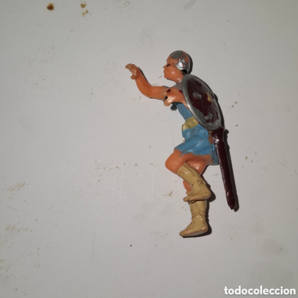 Juguetes antiguos: FIGURA DE PLASTICO A&Ntilde;OS 60 Y 70 HISTOREX GUERRERO MEDIEVAL