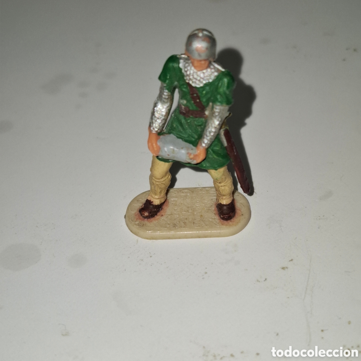 Juguetes antiguos: GUERRERO MEDIEVAL FIGURA DE PLASTICO A&Ntilde;OS 60 Y 70 HISTOREX