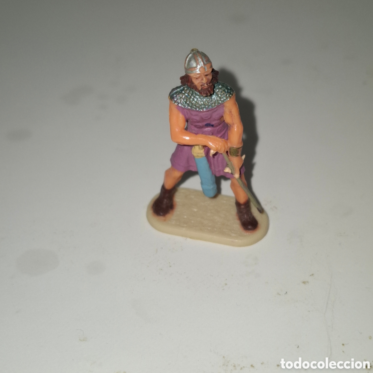 Juguetes antiguos: GUERRERO MEDIEVAL FIGURA DE PLASTICO A&Ntilde;OS 60 Y 70 HISTOREX