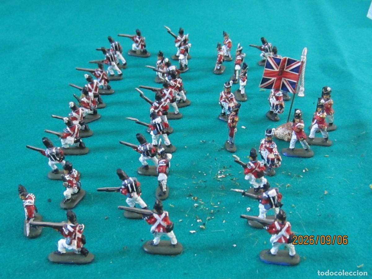 Juguetes antiguos: FIGURAS 1/72 - INFANTERIA INGLESA - WATERLOO - L 103