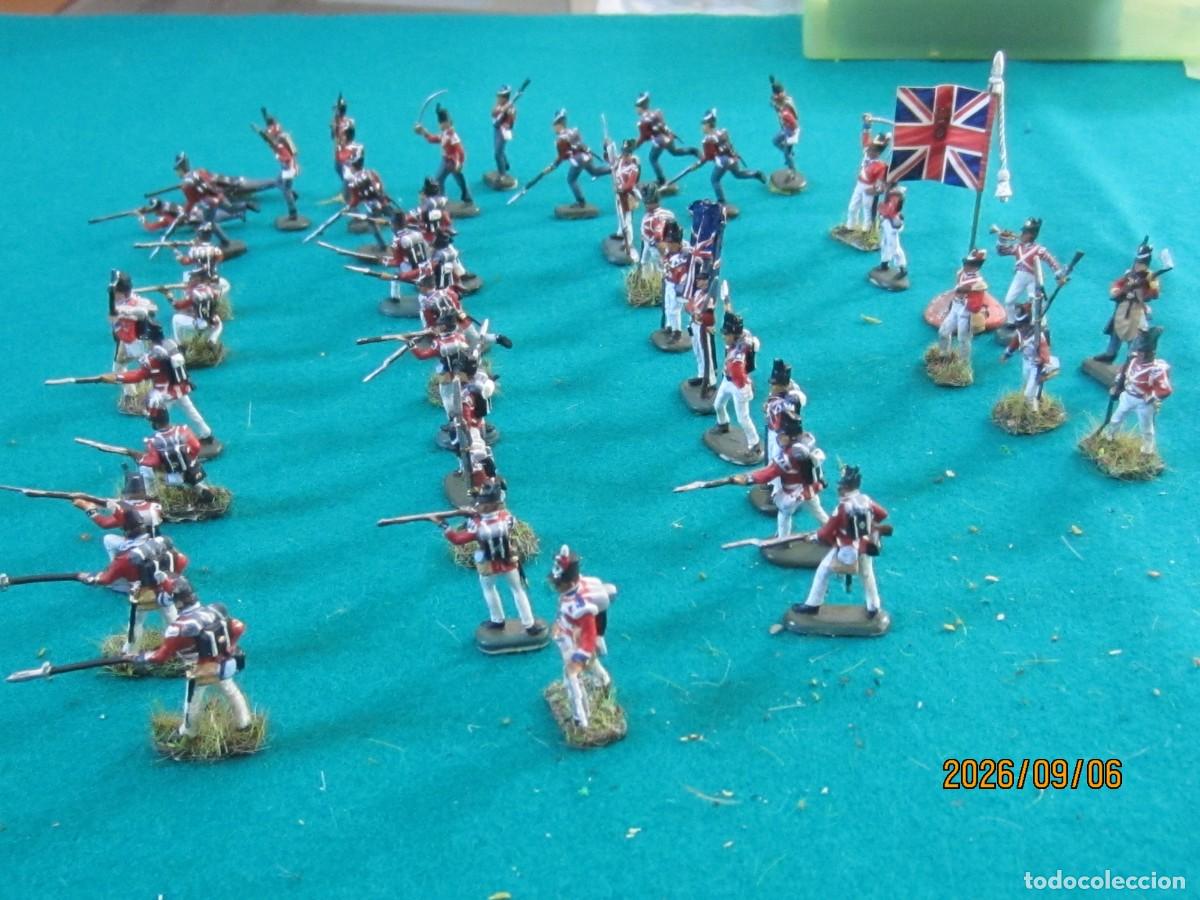 Juguetes antiguos: FIGURAS 1/72 - INFANTERIA INGLESA - WATERLOO - L 106