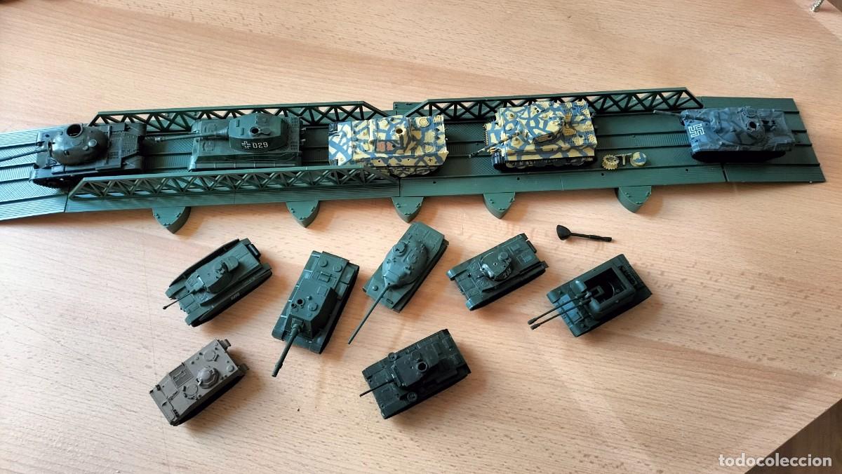 Juguetes antiguos: Escala 1/72 HO - Tank Ponte 2a guerra Mundial - tipo Airfix Esci Roco Montaplex. Envio incluido.
