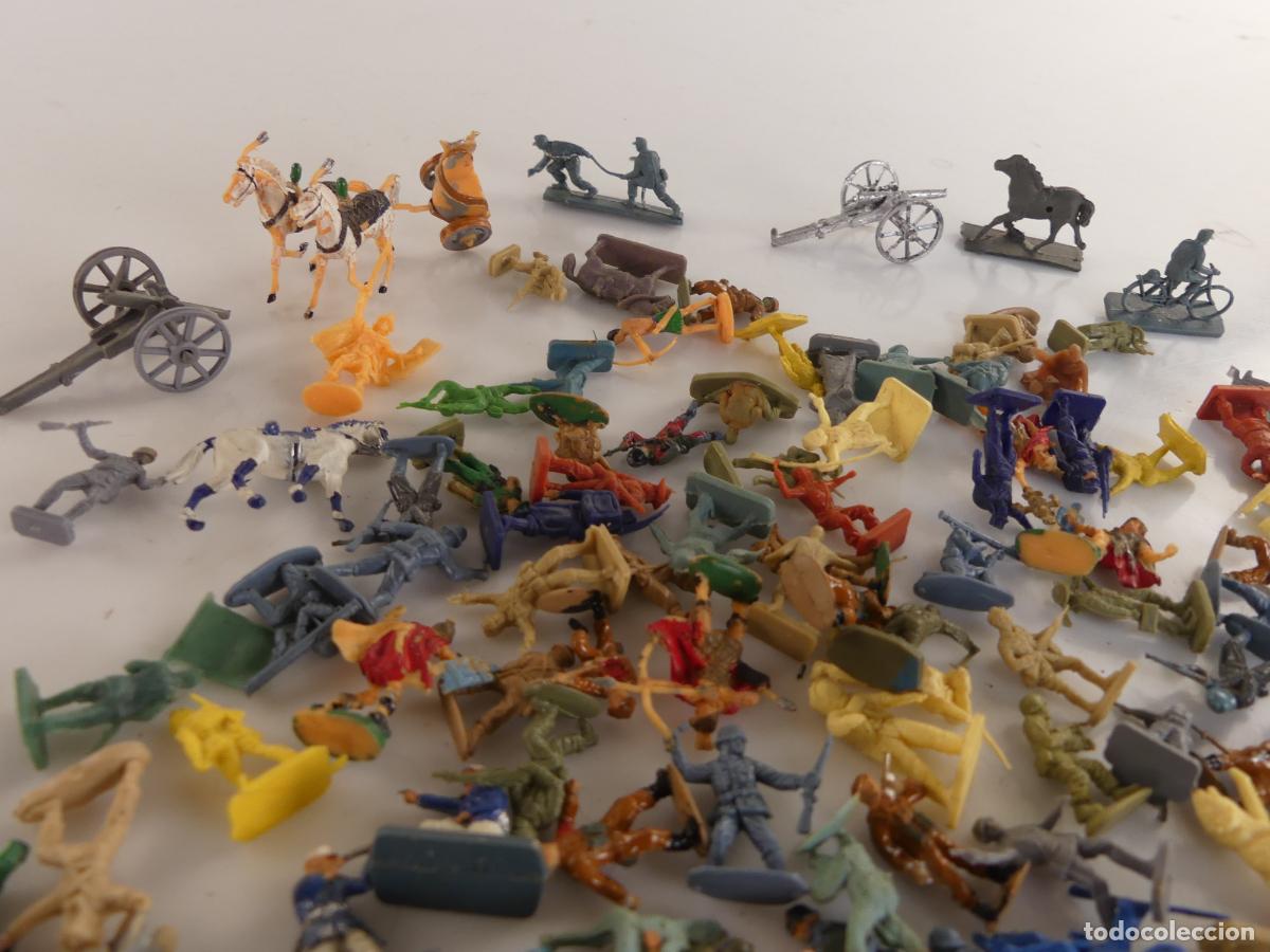 Juguetes antiguos: COLECCION LOTE DE SOLDADITOS DE PLASTICO