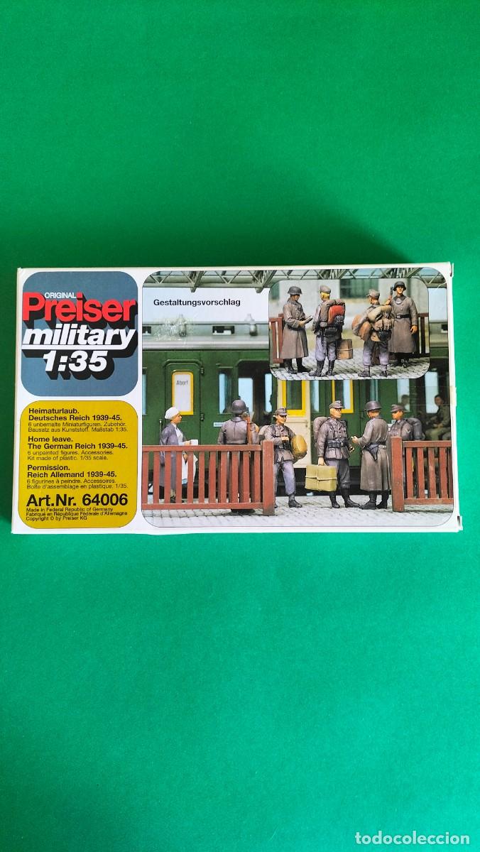 Juguetes antiguos: Preiser escala 1:35 ref. 64006 - Alemanes. Regreso a casa. 1939-45 - Nuevo. Compatible con Tamiya, D