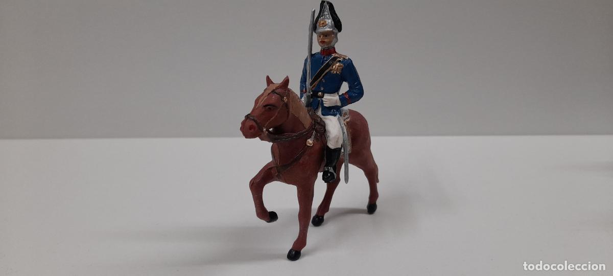 Juguetes antiguos: SOLDADO A CABALLO EN DESFILE - DRAGONES A CABALLO . REALIZADO POR SOLDIS GOMARSA . ORIGINAL A&Ntilde;OS 70