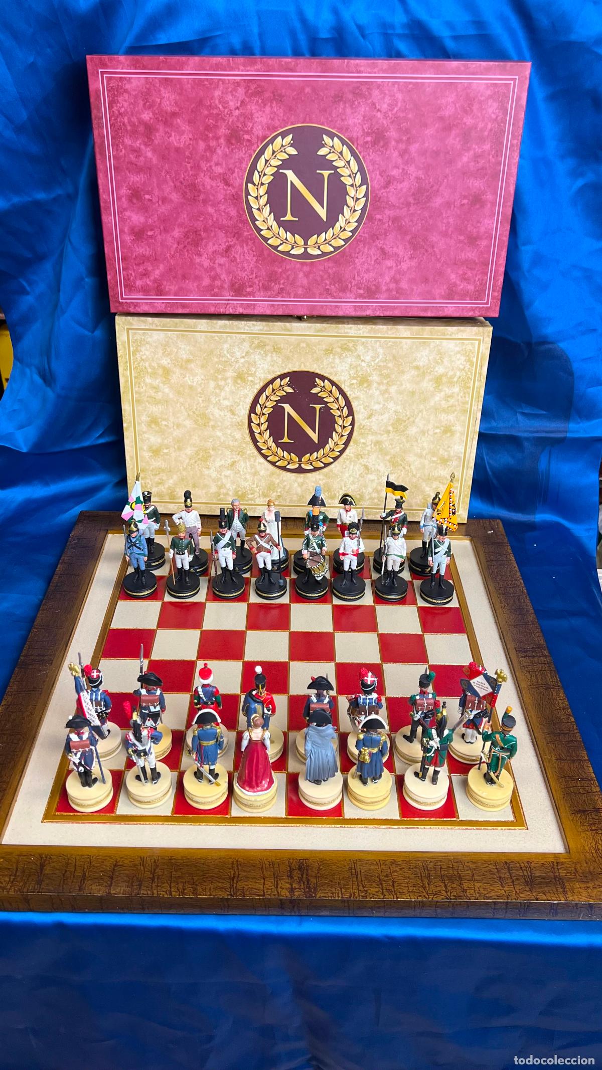 Jogos Antigos: AJEDREZ BATALLA AUSTERLITZ NAPOLEON CONTRA EL ZAR ALEJANDRO - ALTAYA 1:24
