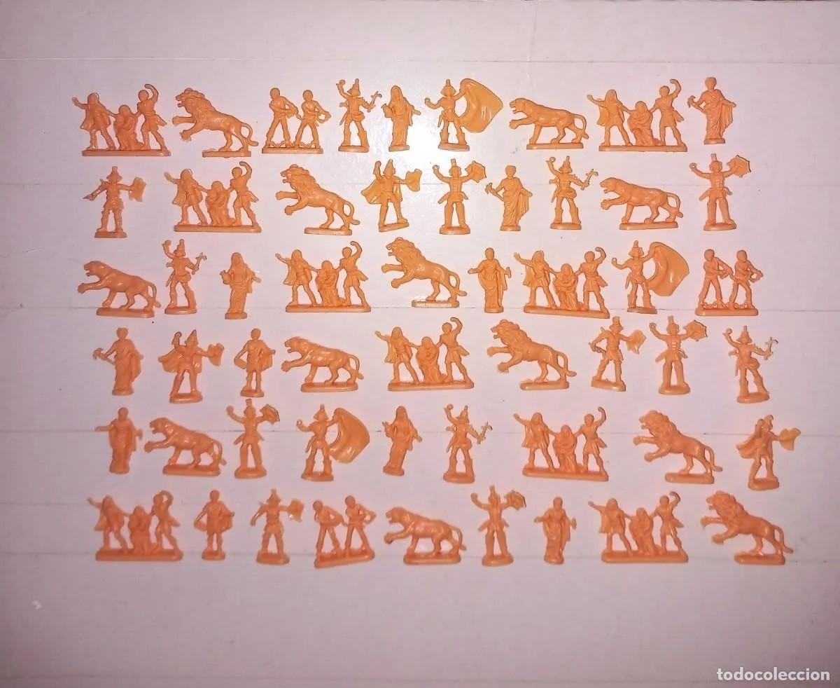 Juguetes antiguos: ATLANTIC H0 HO 1/72-76 75 ROMANOS GLADIADORES Y CRISTIANOS REF 1517 CIRCO ANTIGUA ROMA A&Ntilde;OS 70 RTOY