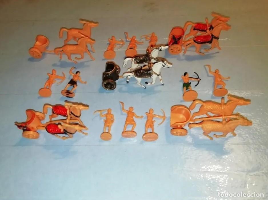 Juguetes antiguos: ATLANTIC H0 HO 1/72 25 PIEZAS 10 SOLDADOS DE CABALLER&Iacute;A EGIPCIA REF 1503 ANTIGUO EGIPTO A&Ntilde;OS 70 RTOY
