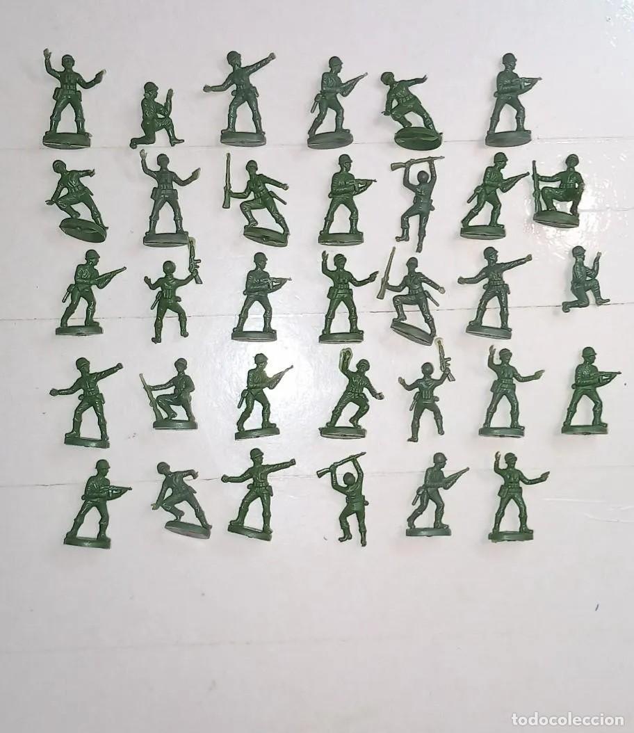 Juguetes antiguos: ATLANTIC H0 HO 1/72 33 SOLDADOS AMERICANOS 2&ordf; GUERRA MUNDIAL REF 82 US MARINE CORPS A&Ntilde;OS 70 RTOY