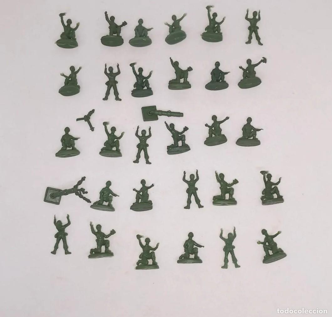 Juguetes antiguos: ATLANTIC H0 HO 1/72 29 SOLDADOS ARTILLER&Iacute;A MORTERO PESADO 122 AMETRALLADORA HEAVY MORTARS 70'S RTOY