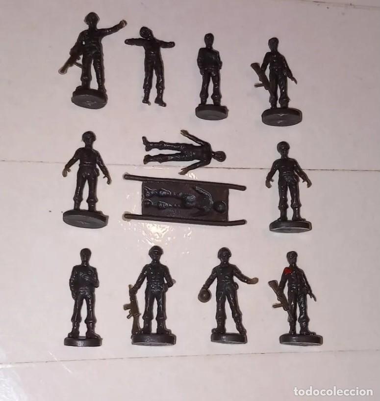 Juguetes antiguos: ATLANTIC 1/72 HO H0 11 FIGURAS PERSONAL M&Eacute;DICO SOLDADO REF 112 MEDICAL SOLDIERS A&Ntilde;OS 70 RTOY