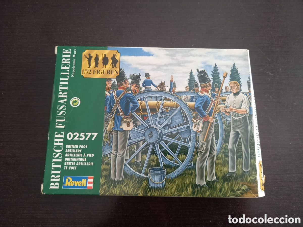 Juguetes antiguos: Figuras revell 1:72 artiller&iacute;a brit&aacute;nica