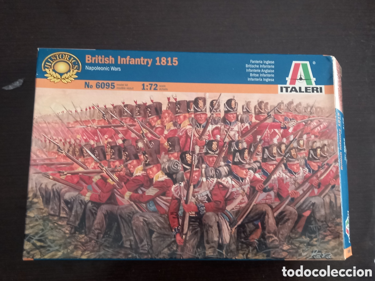 Juguetes antiguos: Italeri 1:72 infanter&iacute;a inglesa guerras napole&oacute;nicas