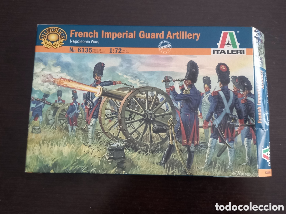 Juguetes antiguos: Italeri 1:72 artiller&iacute;a francesa guerras napole&oacute;nicas