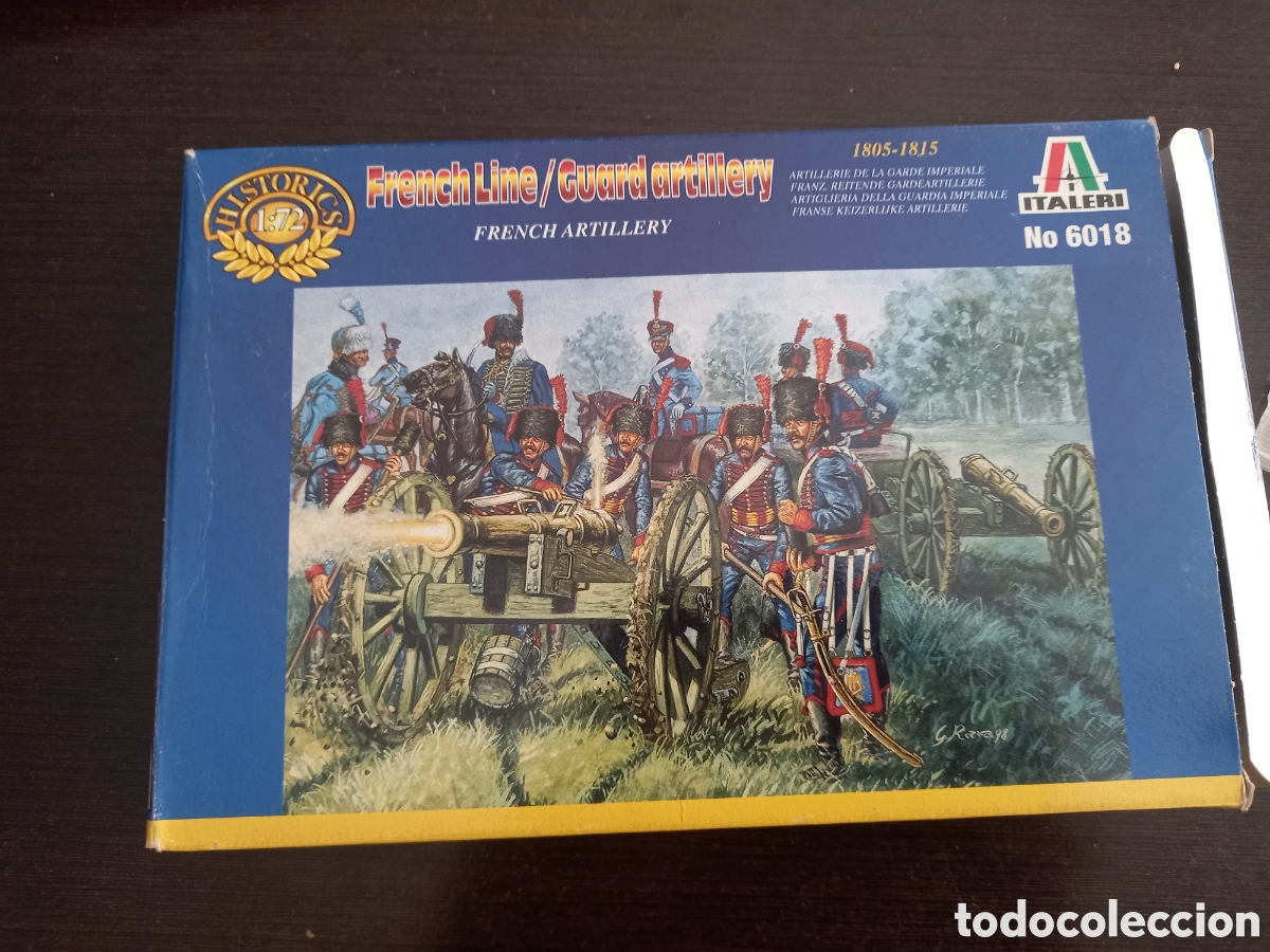 Juguetes antiguos: Italeri 1:72 artiller&iacute;a francesa de la guardia
