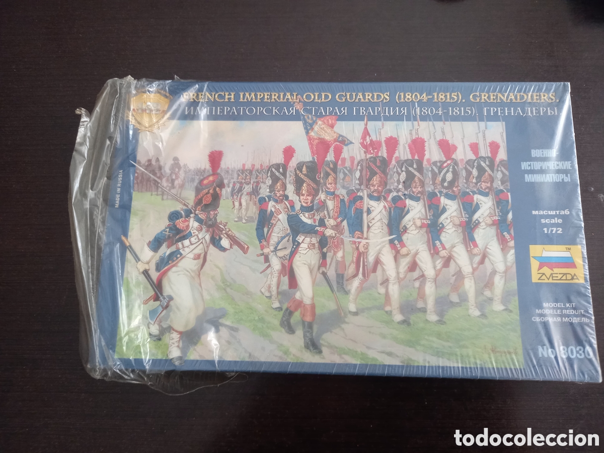 Juguetes antiguos: Svezda infanter&iacute;a de la guardia francesa, guerras napole&oacute;nicas