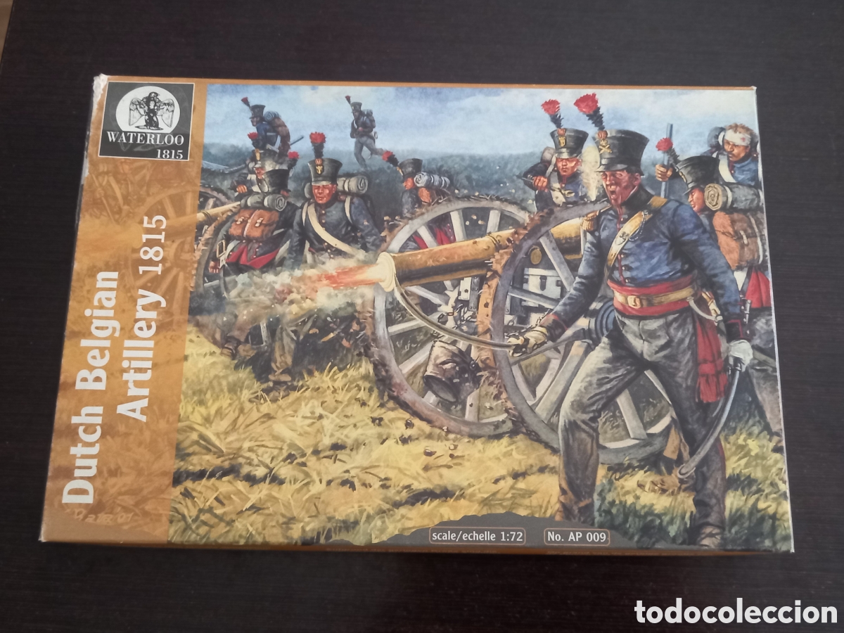 Juguetes antiguos: Figuras Waterloo 1815, artiller&iacute;a holandesa guerras napole&oacute;nicas, 1:72