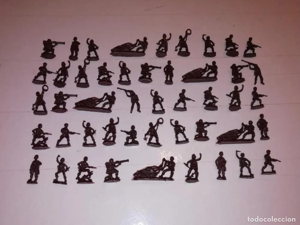 Juguetes antiguos: ATLANTIC 1/72 47 SOLDADOS PARACAIDISTAS MODERNO REF 101 PARATROOPERS MODERN A&Ntilde;OS 70 RTOY