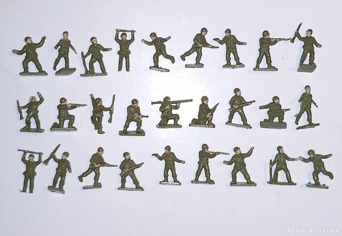 Juguetes antiguos: AIRFIX VINTAGE HO H0 1/72 27 SOLDADOS MARINES AMERICANOS WWII U.S. MARINES US REF T16 60'S RTOY