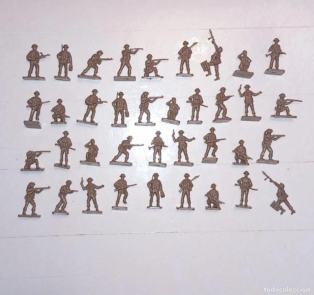 Juguetes antiguos: AIRFIX 1/72 37 SOLDADOS INFANTER&Iacute;A BRIT&Aacute;NICA 2&ordf; GUERRA MUNDIAL INGLESES 01763 BRITISH INFANTRY RTOY