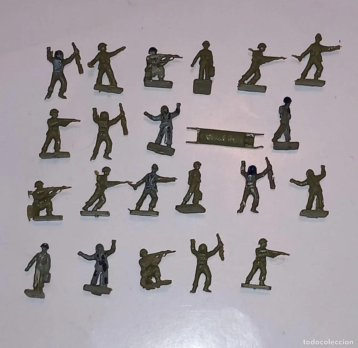 Juguetes antiguos: AIRFIX H0 1/72 22 SOLDADOS INGLESES GRUPO COMBATE INFANTER&Iacute;A HO S3 ITALIANOS EN MONTAPLEX 60'S PTOY