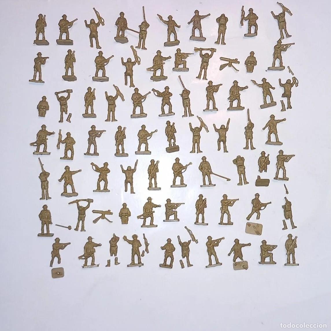 Juguetes antiguos: AIRFIX VINTAGE H0 1/72 69 SOLDADOS INGLESES 8&deg; EJ&Eacute;RCITO BRIT&Aacute;NICO S9 HO WWII EIGHT 8th ARMY 60' RTOY